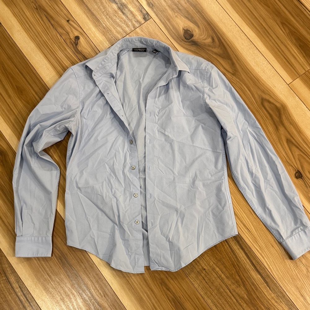 Van Heusen Flex Sky Blue Slim Fit Shirt